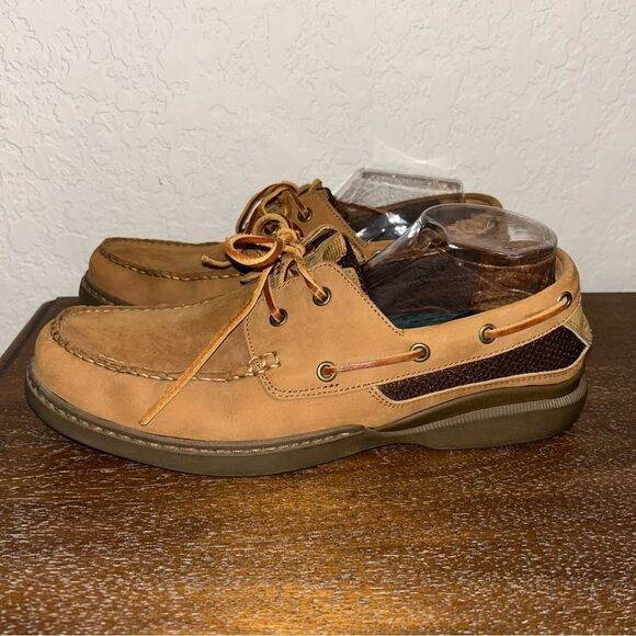 Bass Turnbuckle Slip On Lace Up Boat Loafer Shoes - Picture 5 of 11